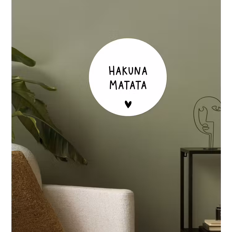 Behangcirkel - Hakuna matata - Spreuken - Quotes — 3