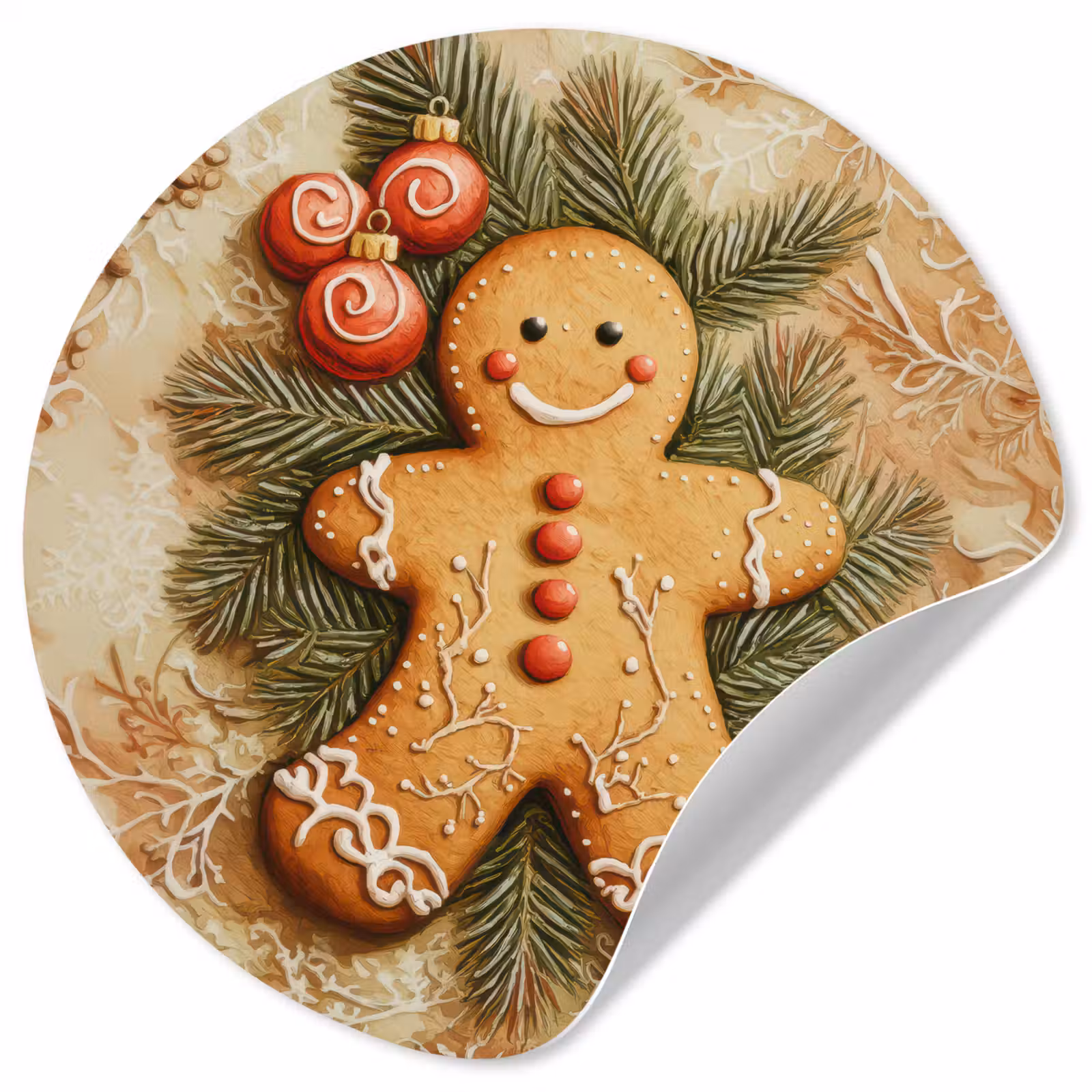 Behangcirkel - Kerstmis - Koekje - Poppetje - Speculaas — 1