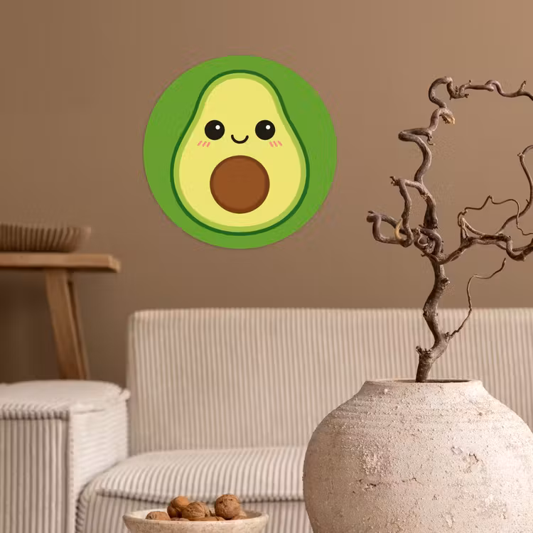 Behangcirkel - Avocado - Groen - Speels — 2
