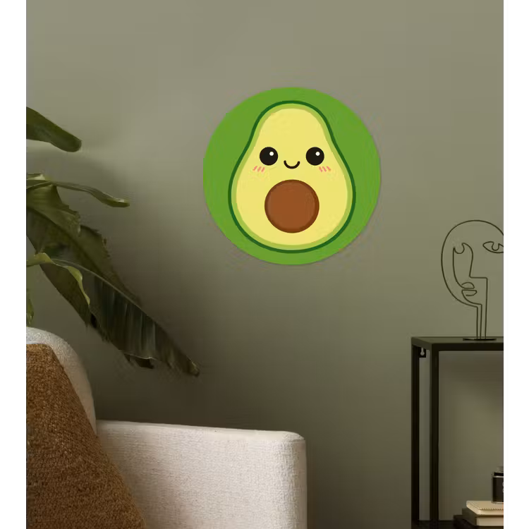 Behangcirkel - Avocado - Groen - Speels — 3