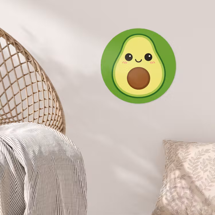 Behangcirkel - Avocado - Groen - Speels — 5