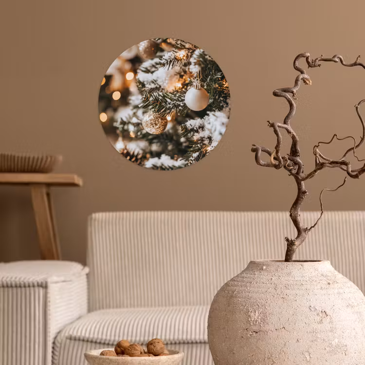 Behangcirkel - Kerst - Kerstboom - Winter - Binnen - Sneeuw — 2