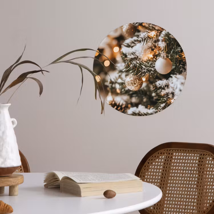 Behangcirkel - Kerst - Kerstboom - Winter - Binnen - Sneeuw — 4