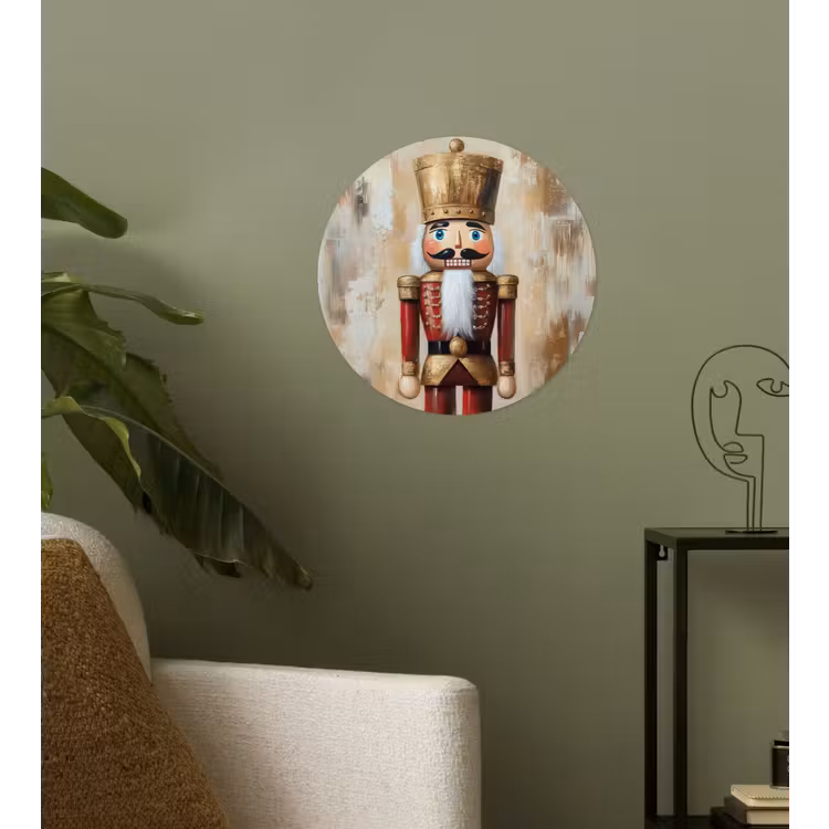 Behangcirkel - Kerst - Poppetje - Abstract — 3