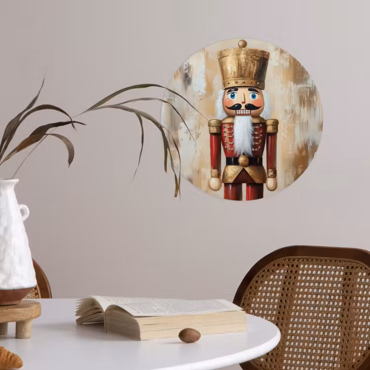 Behangcirkel - Kerst - Poppetje - Abstract — 4