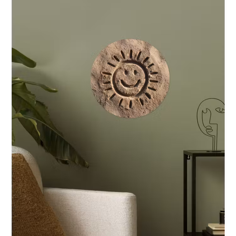 Behangcirkel - Gezichtje - Zon - Zand - Getekend — 3