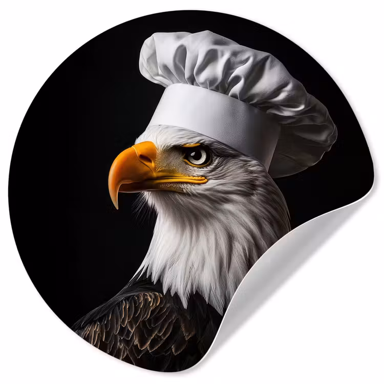 Behangcirkel - Arend -Amerika - Koksmuts - Vogel - Stoer — 1