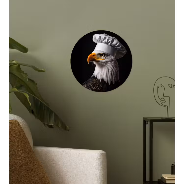 Behangcirkel - Arend -Amerika - Koksmuts - Vogel - Stoer — 3
