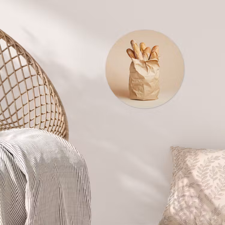 Behangcirkel - Baguette - Brood - Stokbrood - Beige — 5