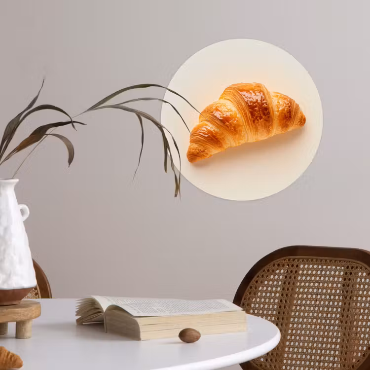 Behangcirkel - Croissant - Brood - Beige — 4