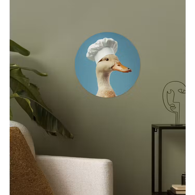 Behangcirkel - Eend - Koksmuts - Cute - Vogel — 3