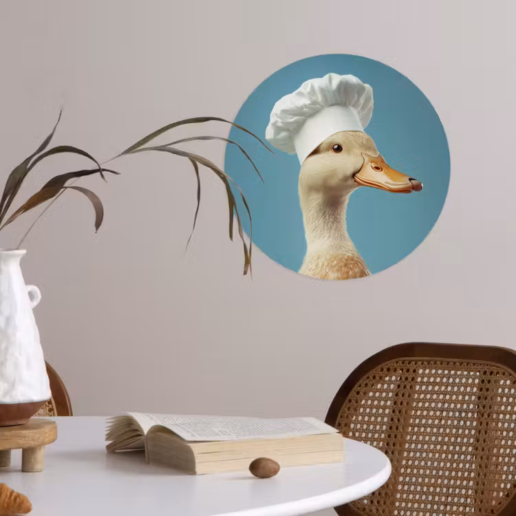 Behangcirkel - Eend - Koksmuts - Cute - Vogel — 4