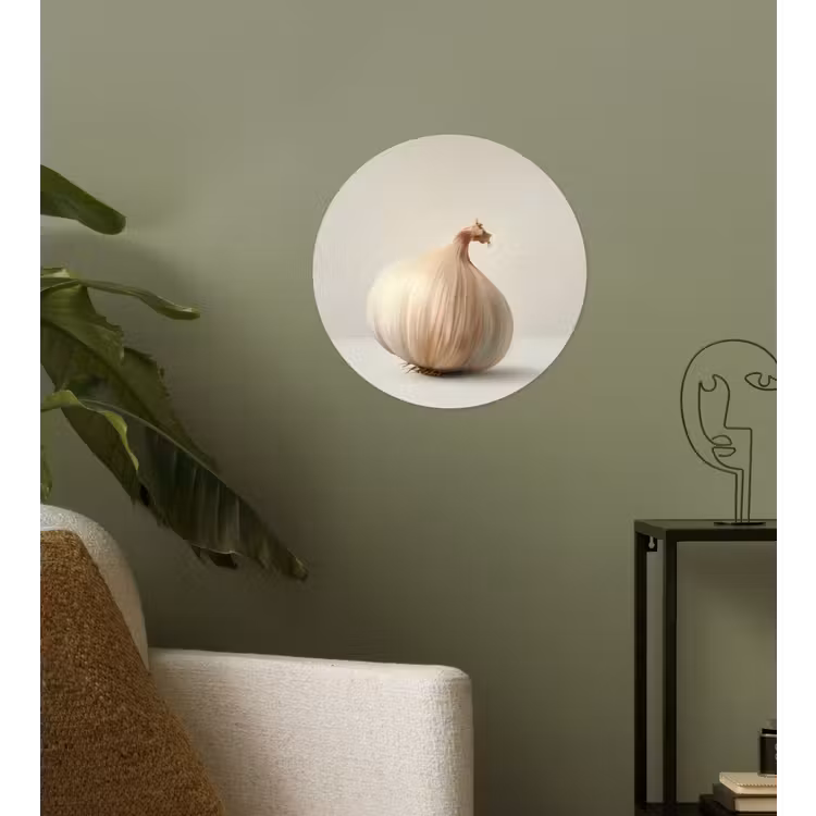 Behangcirkel - Knoflook - Natuurlijk - Beige — 3