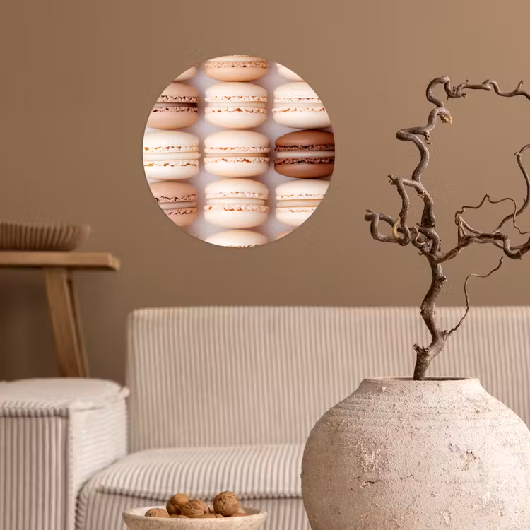 Behangcirkel - Macarons - Beige - Bruin — 2