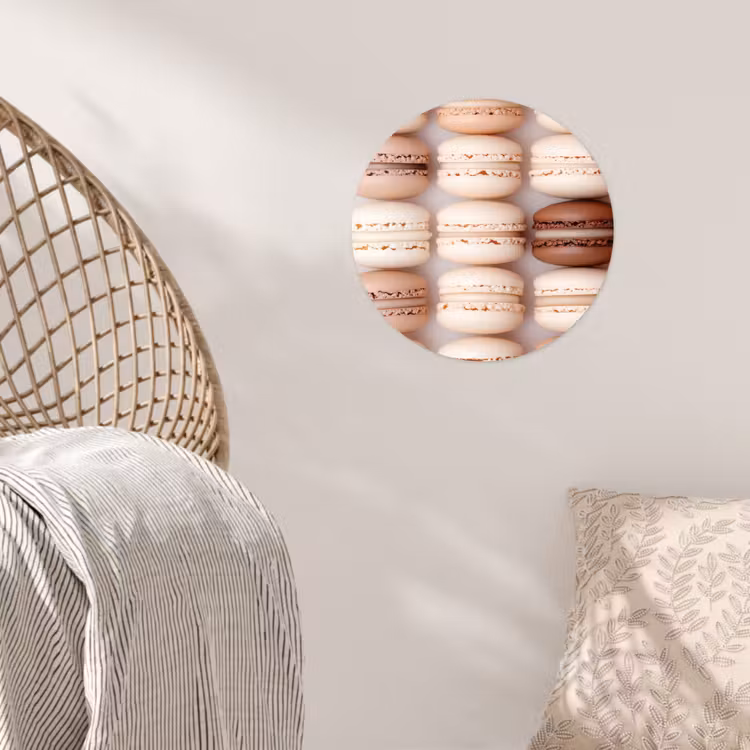 Behangcirkel - Macarons - Beige - Bruin — 5