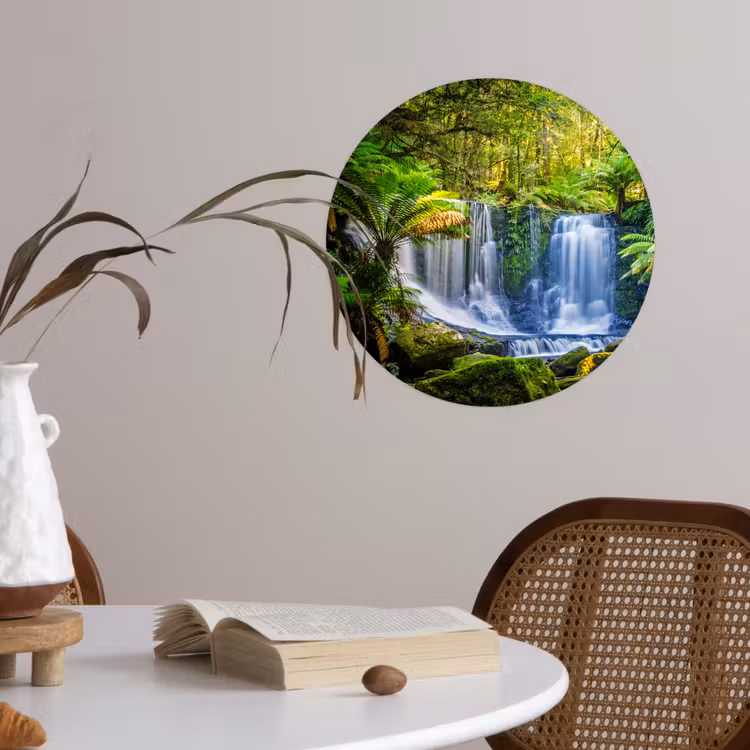 Behangcirkel - Jungle - Waterval - Australië - Planten - Natuur — 4