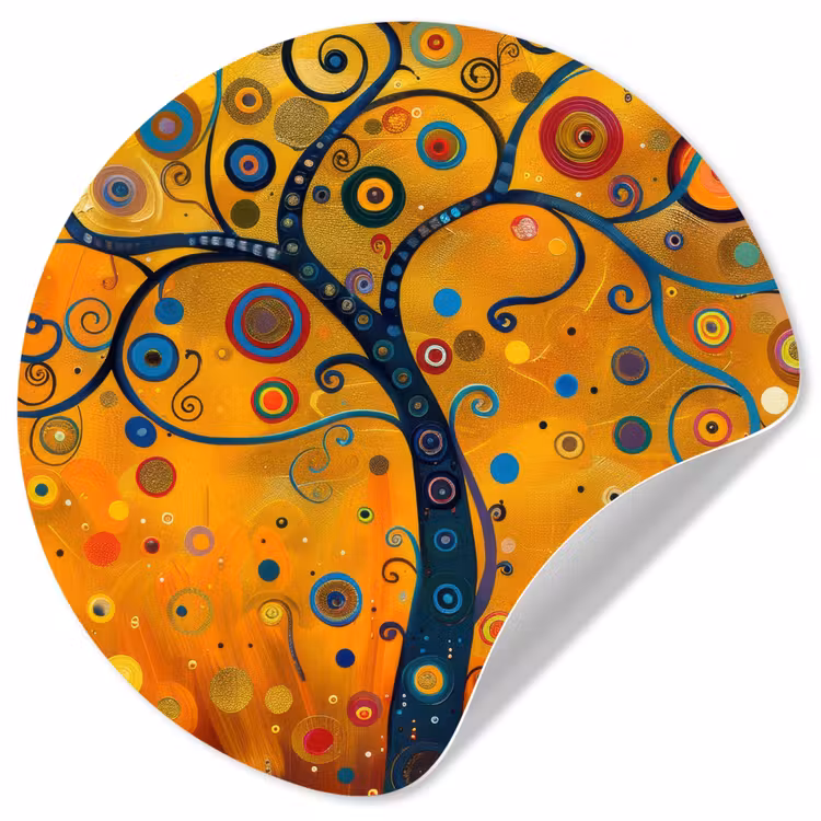 Behangcirkel - Abstract - Boom - Levensboom - Modern — 1