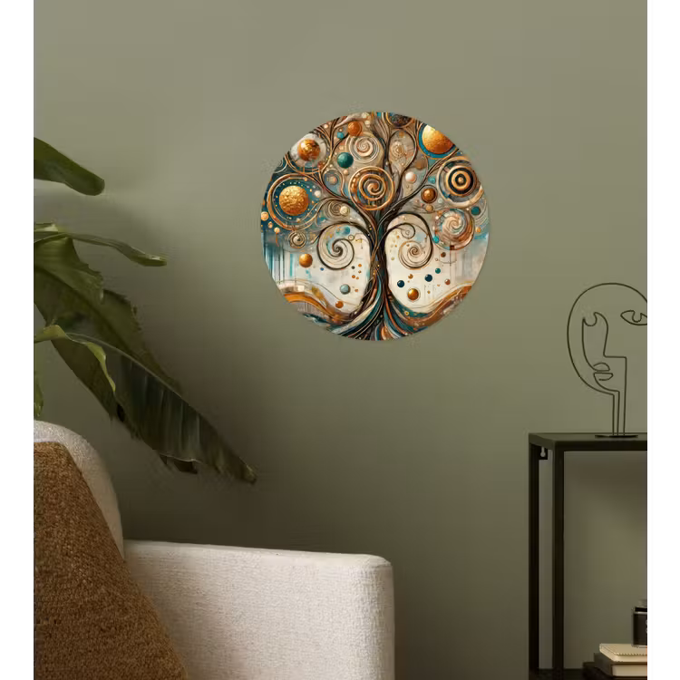 Behangcirkel - Levensboom - Boom - Abstract - Modern — 3