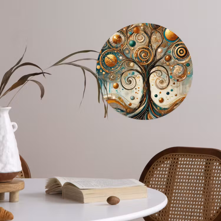 Behangcirkel - Levensboom - Boom - Abstract - Modern — 4