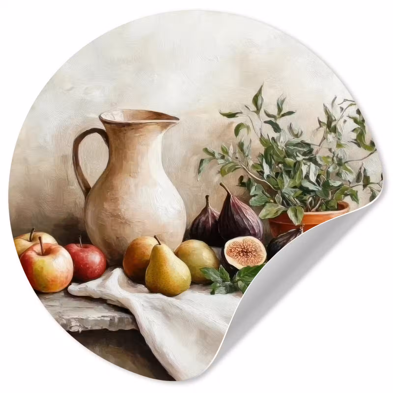 Behangcirkel - Fruit - Kruiden - Landelijk — 1