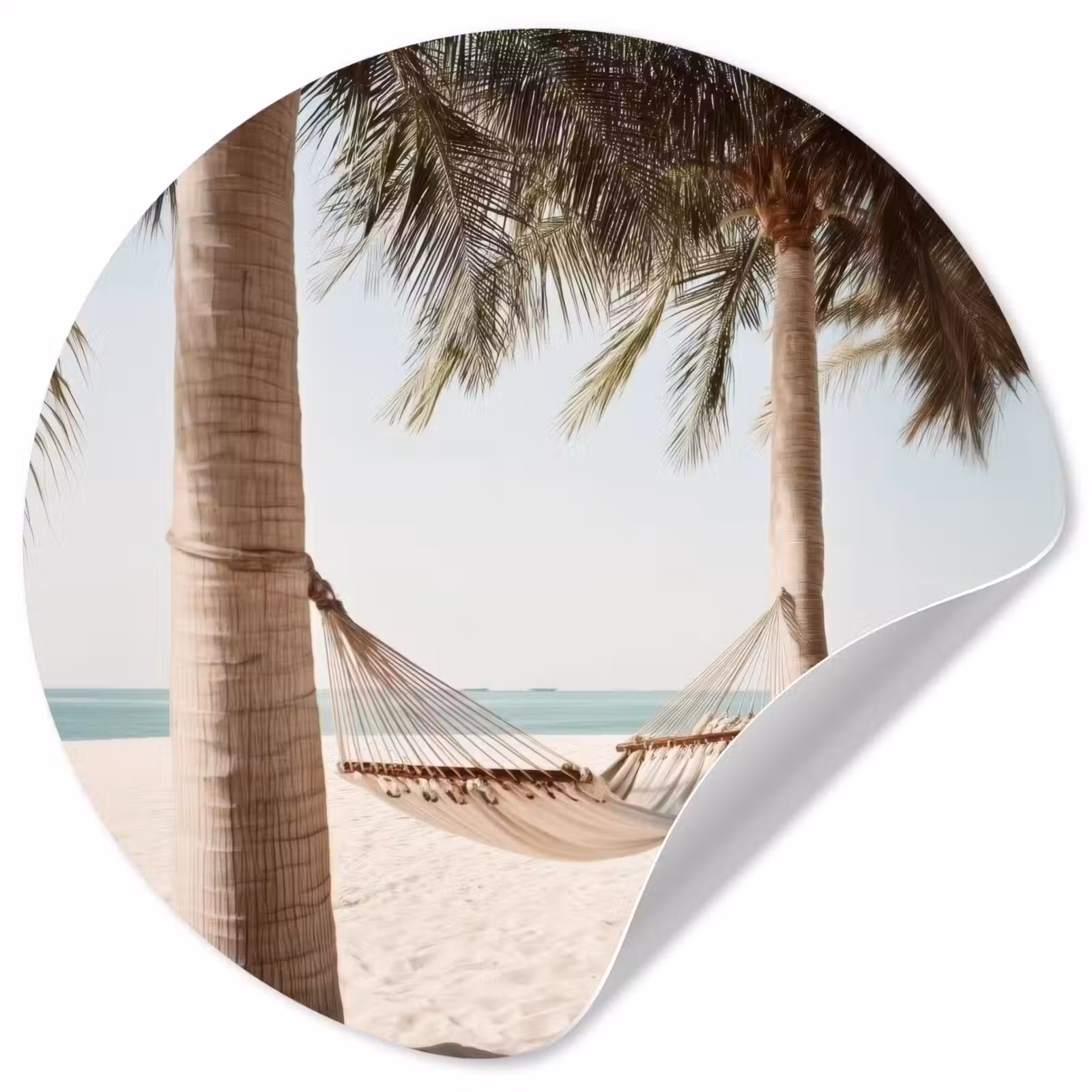 Behangcirkel - Hangmat - Palmbomen - Strand - Zee — 1