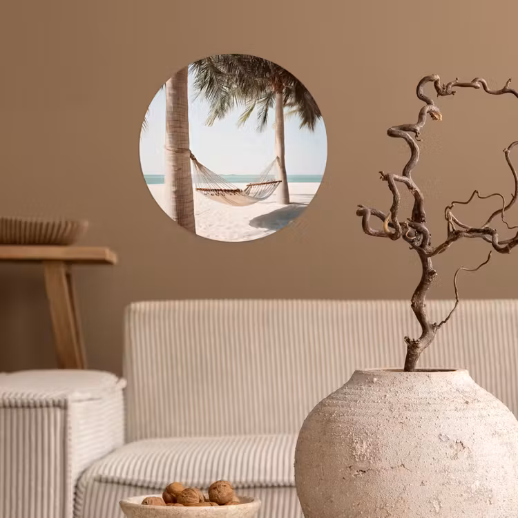 Behangcirkel - Hangmat - Palmbomen - Strand - Zee — 2