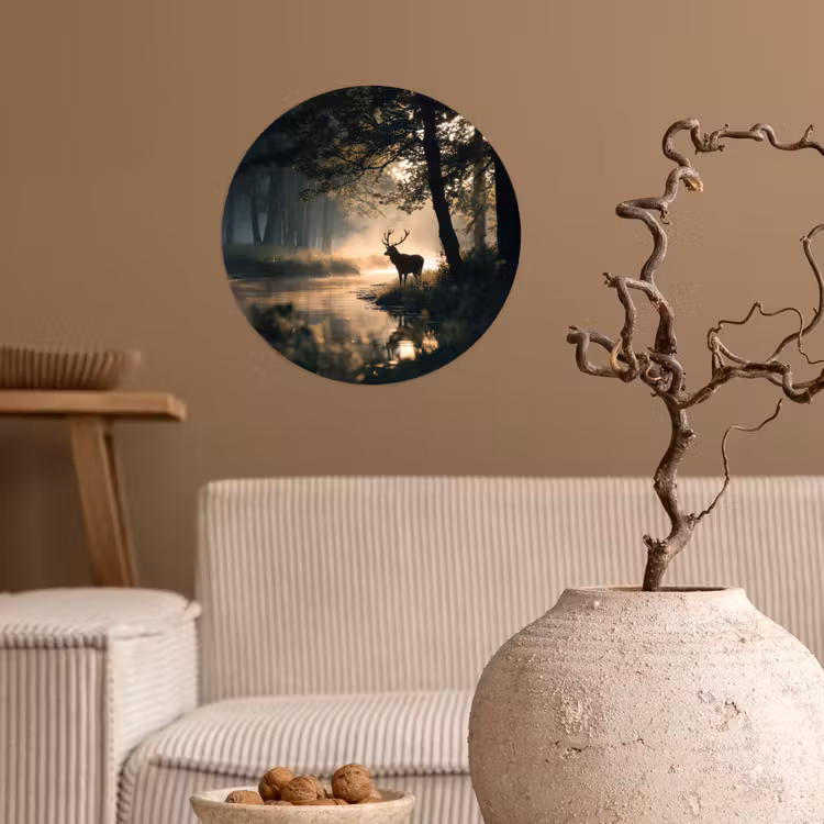 Behangcirkel - Hert - Bosbeek - Mystiek — 2