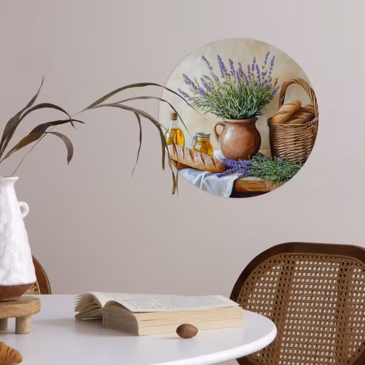 Behangcirkel - Lavendel - Brood - Stilleven — 4