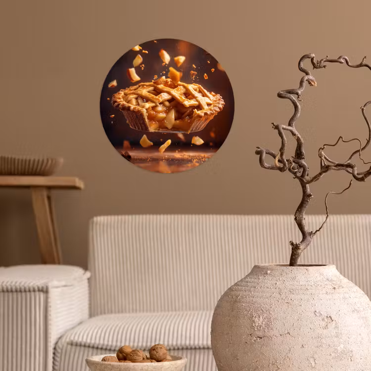 Behangcirkel - Appel - Taart - Warm - Eten — 2