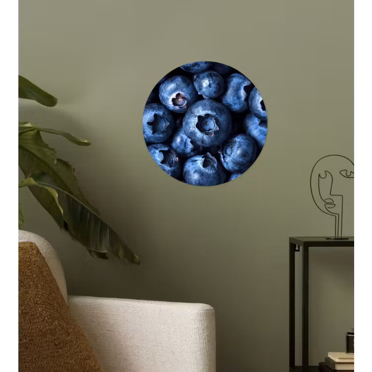 Behangcirkel - Bessen - Blauw - Fruit — 3