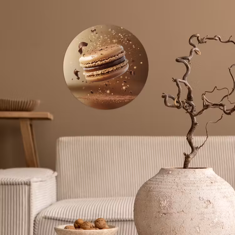 Behangcirkel - Chocolade - Macarons - Eten - Snoep — 2