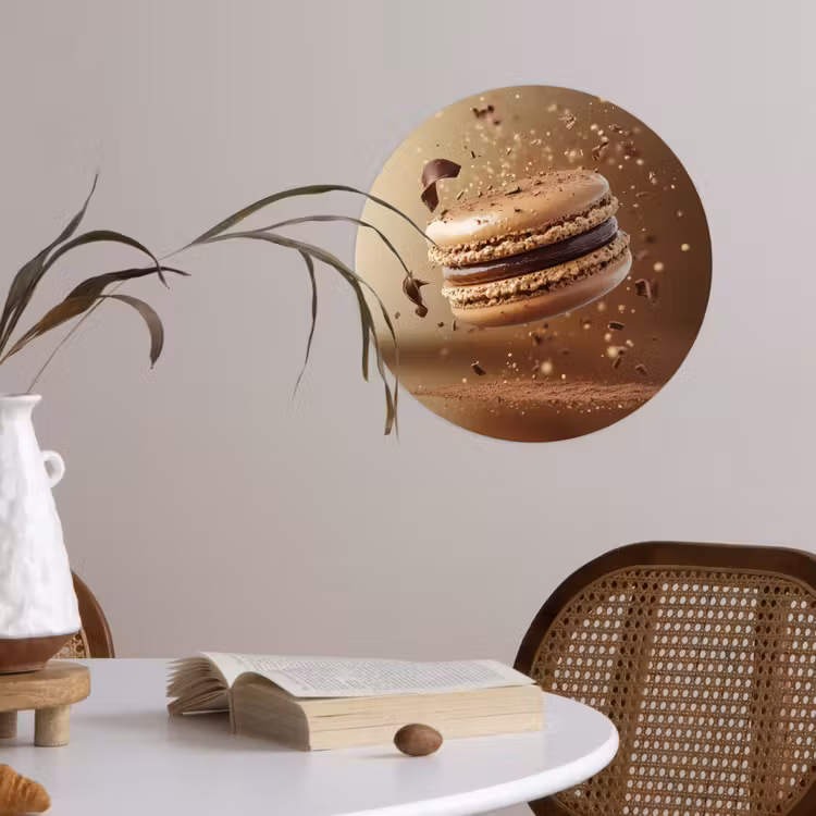 Behangcirkel - Chocolade - Macarons - Eten - Snoep — 4