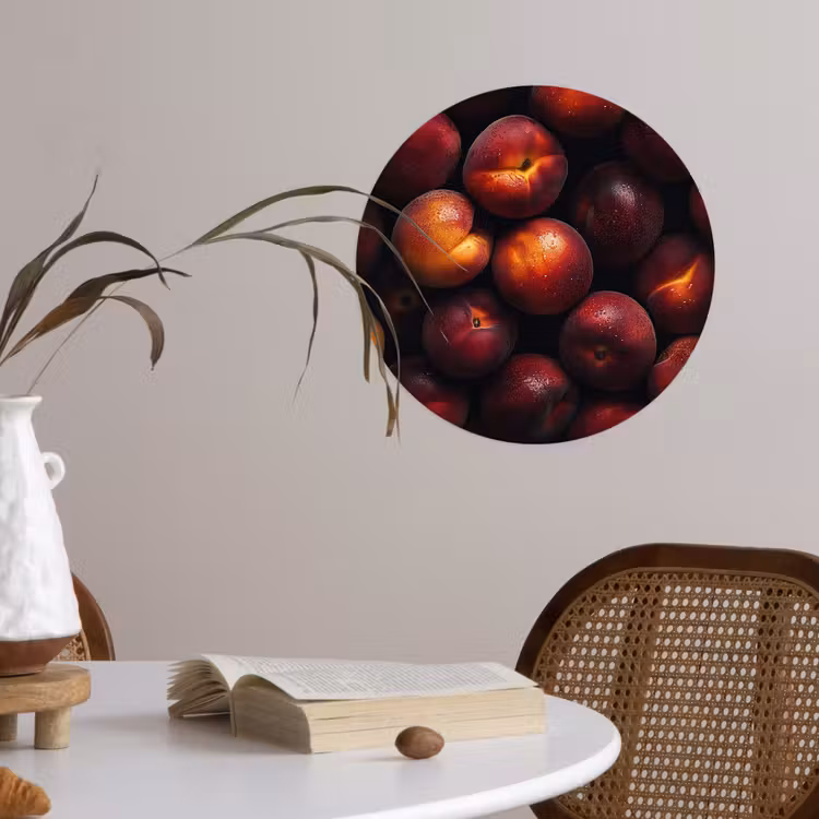 Behangcirkel - Fruit - Close up - Nectarines — 4