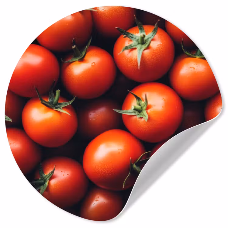 Behangcirkel - Groente - Rood - Tomaten — 1