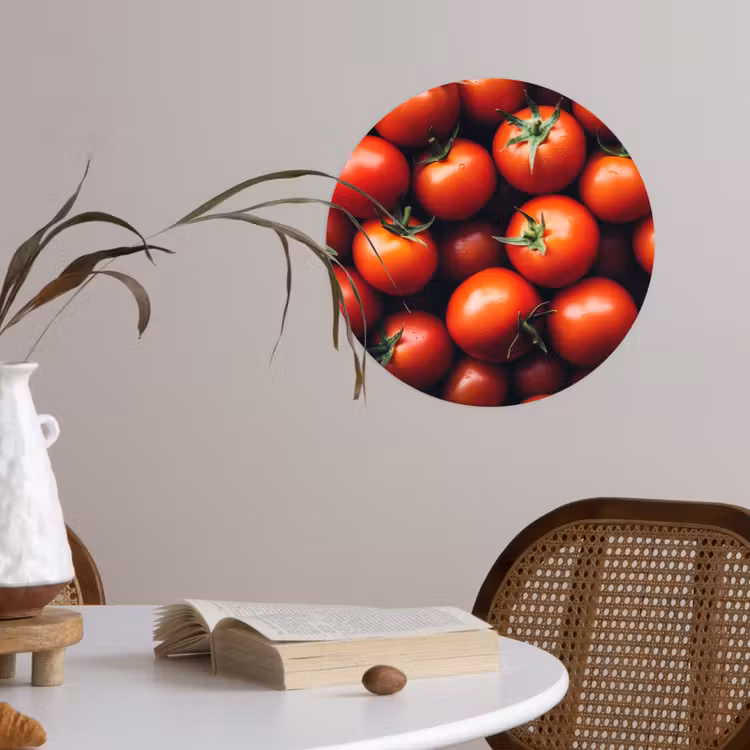 Behangcirkel - Groente - Rood - Tomaten — 4