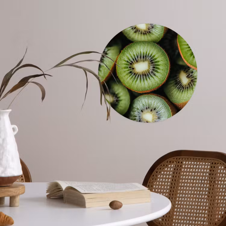 Behangcirkel - Kiwi - Fruit - Groen — 4