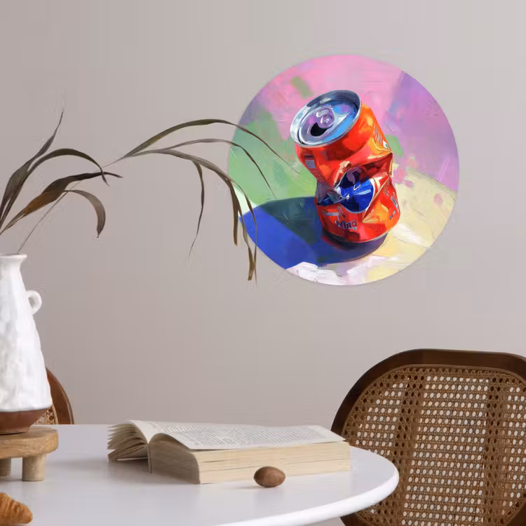 Behangcirkel - Frisdrank - Blik - Paars — 4