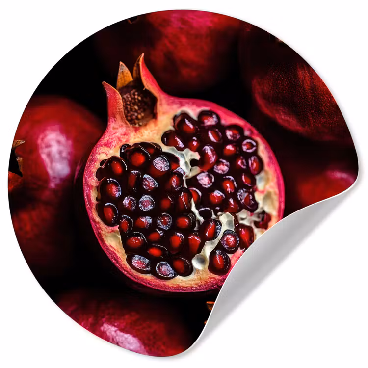 Behangcirkel - Granaatappel - Rood - Fruit — 1
