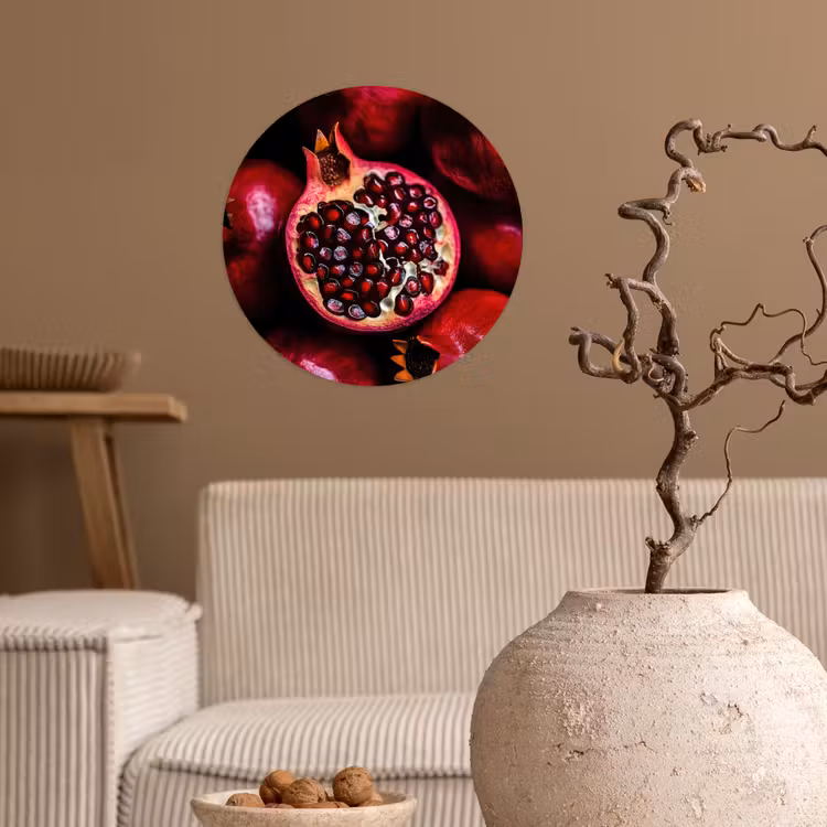 Behangcirkel - Granaatappel - Rood - Fruit — 2