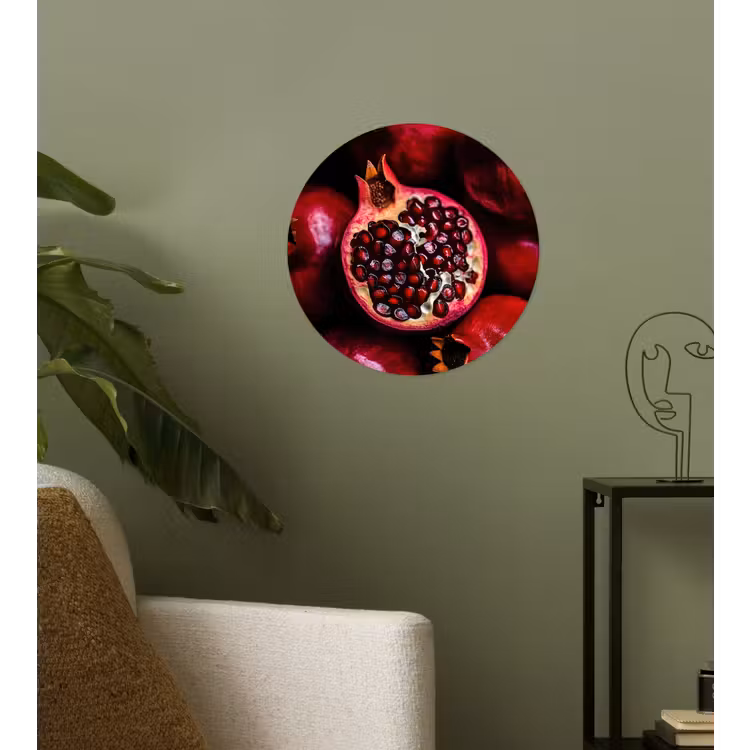Behangcirkel - Granaatappel - Rood - Fruit — 3