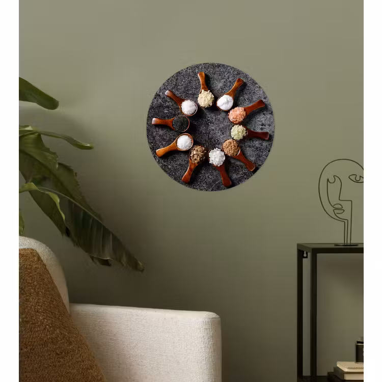 Behangcirkel - Lepel - Kruiden - Specerijen - Keuken - Industrieel — 3