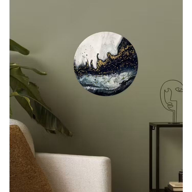 Behangcirkel - Marmer - Abstract - Goud - Luxe — 3