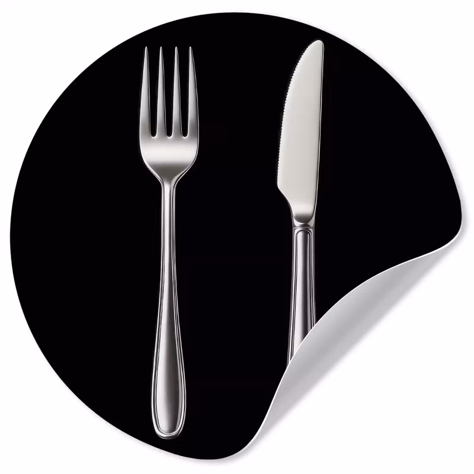 Behangcirkel - Bestek - Klassiek - Elegant — 1