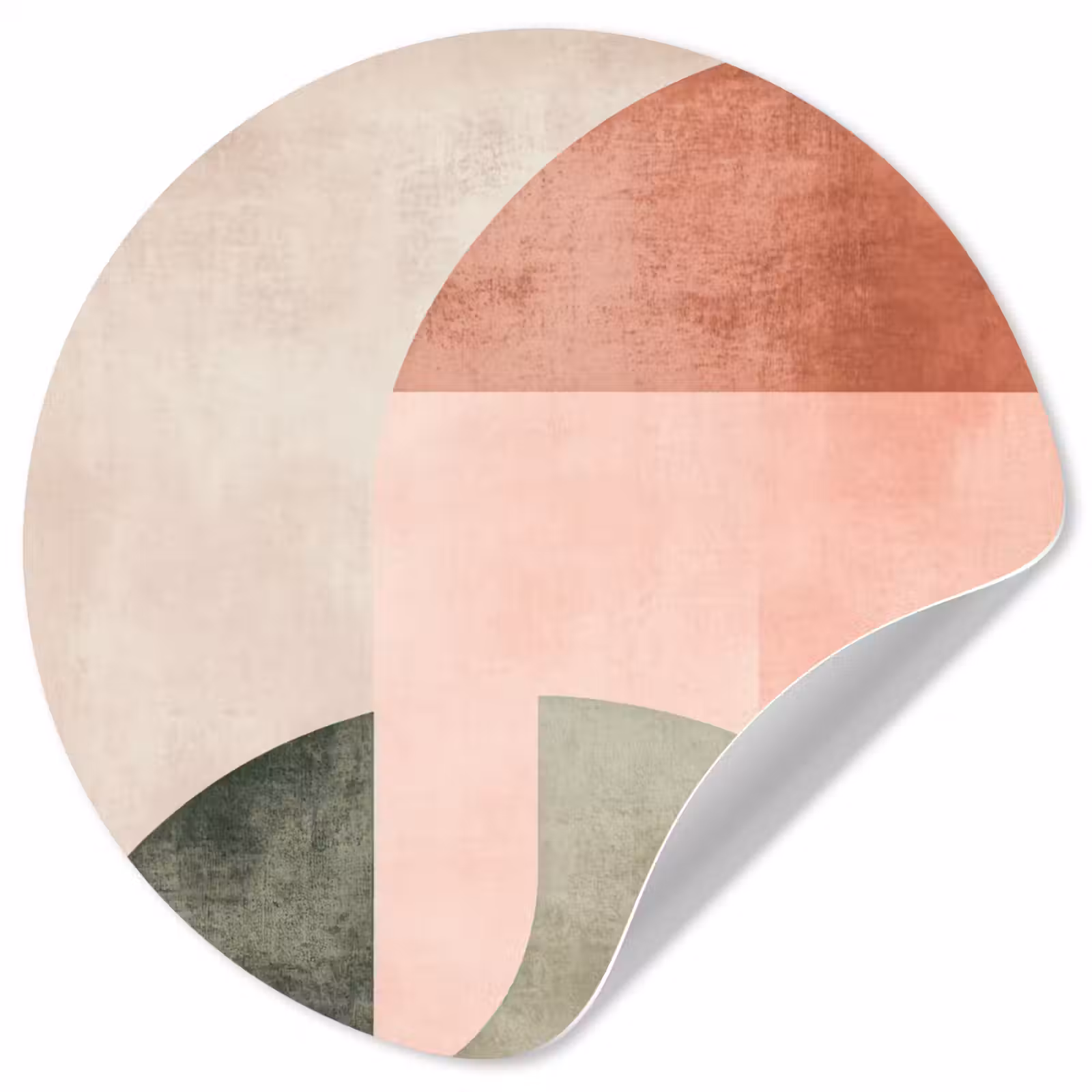 Behangcirkel - Cirkel - Abstract - Roze — 1