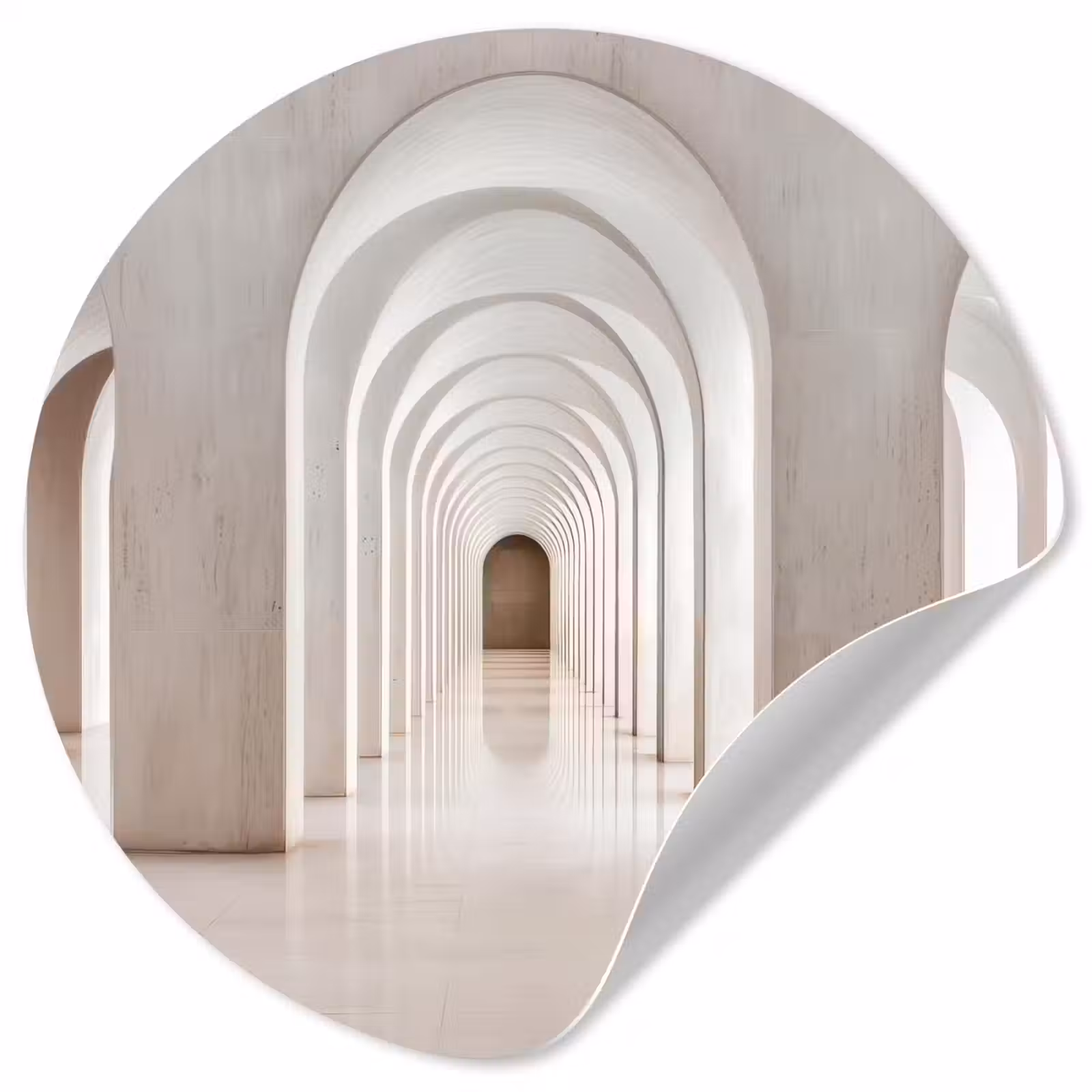 Behangcirkel - Hal - Bogen - Symmetrisch - Modern — 1