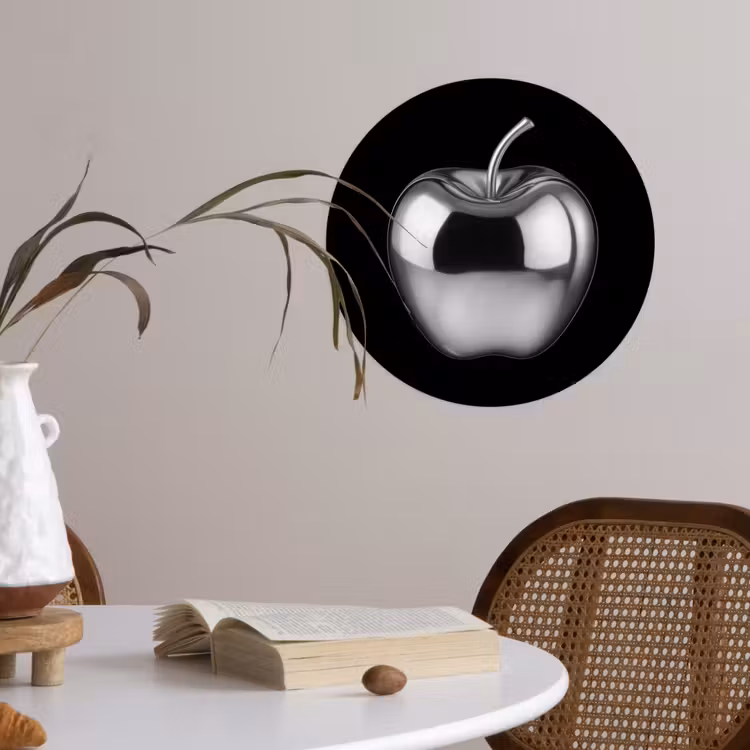 Behangcirkel - Appel - Metallic - Symmetrisch — 4