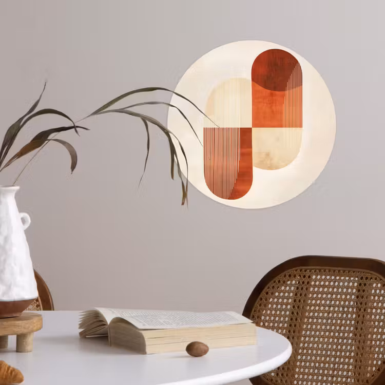 Behangcirkel - Bogen - Beige - Vormen — 4