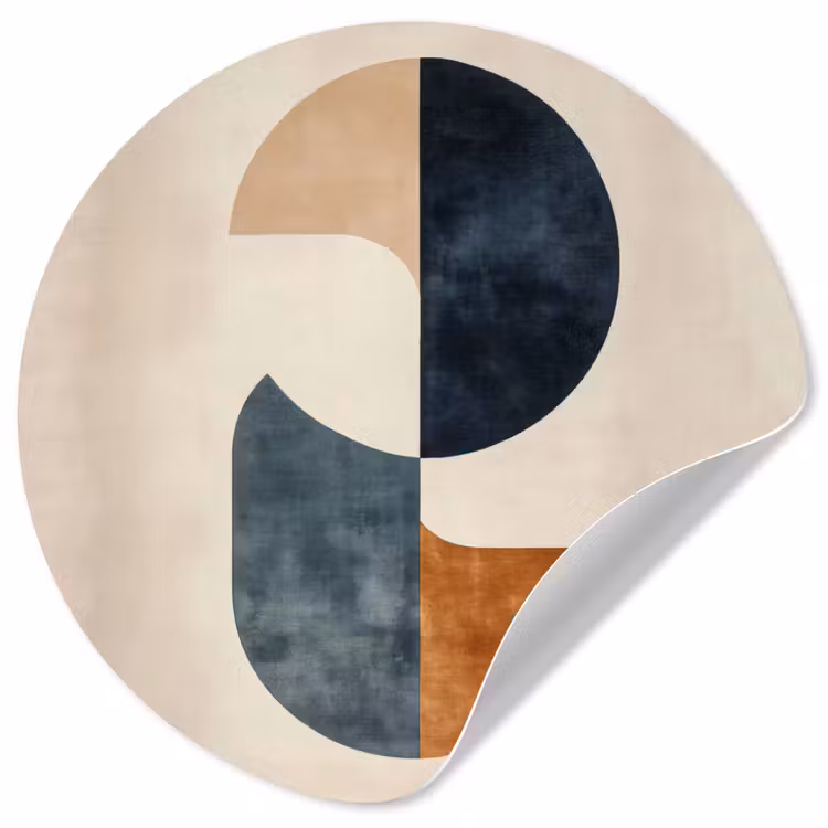 Behangcirkel - Cirkels - Abstract - Kleurrijk — 1