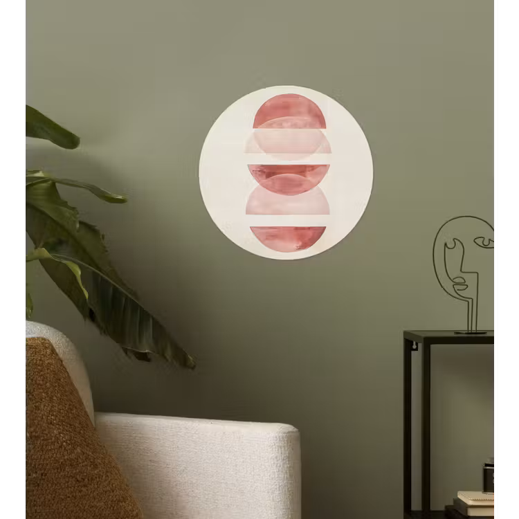 Behangcirkel - Minimalistisch - Cirkels - Roze — 3