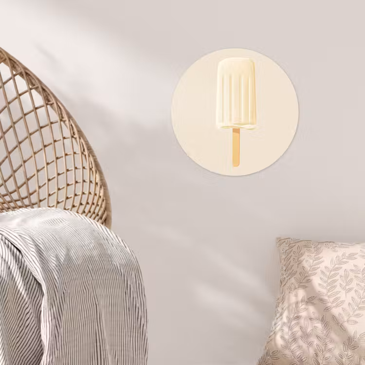Behangcirkel - Minimalistisch - Waterijsje - Stokje - Beige — 5